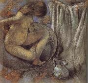 Edgar Degas the lady in the tub oil